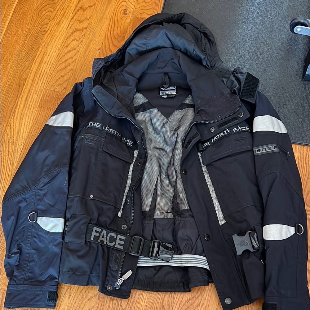 The North Face Black and Gray Ski Jacket